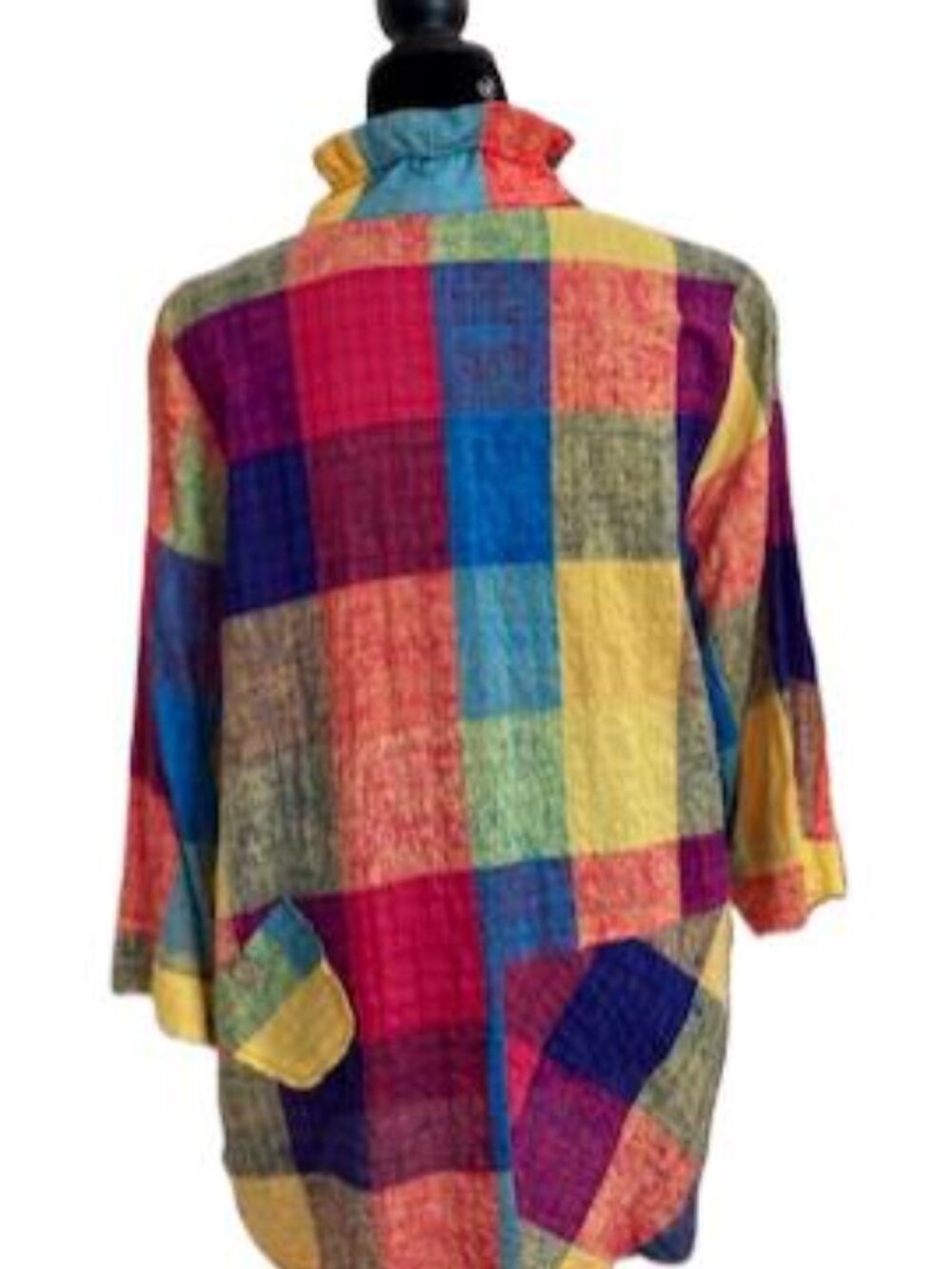 Terra Women's slightly crinkled cotton shirt - Picture 2 of 6
